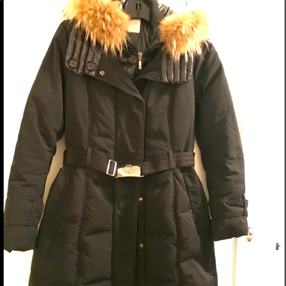 Moncler Jackets & Blazers - Moncler coat with fur trim and belt. Size 1